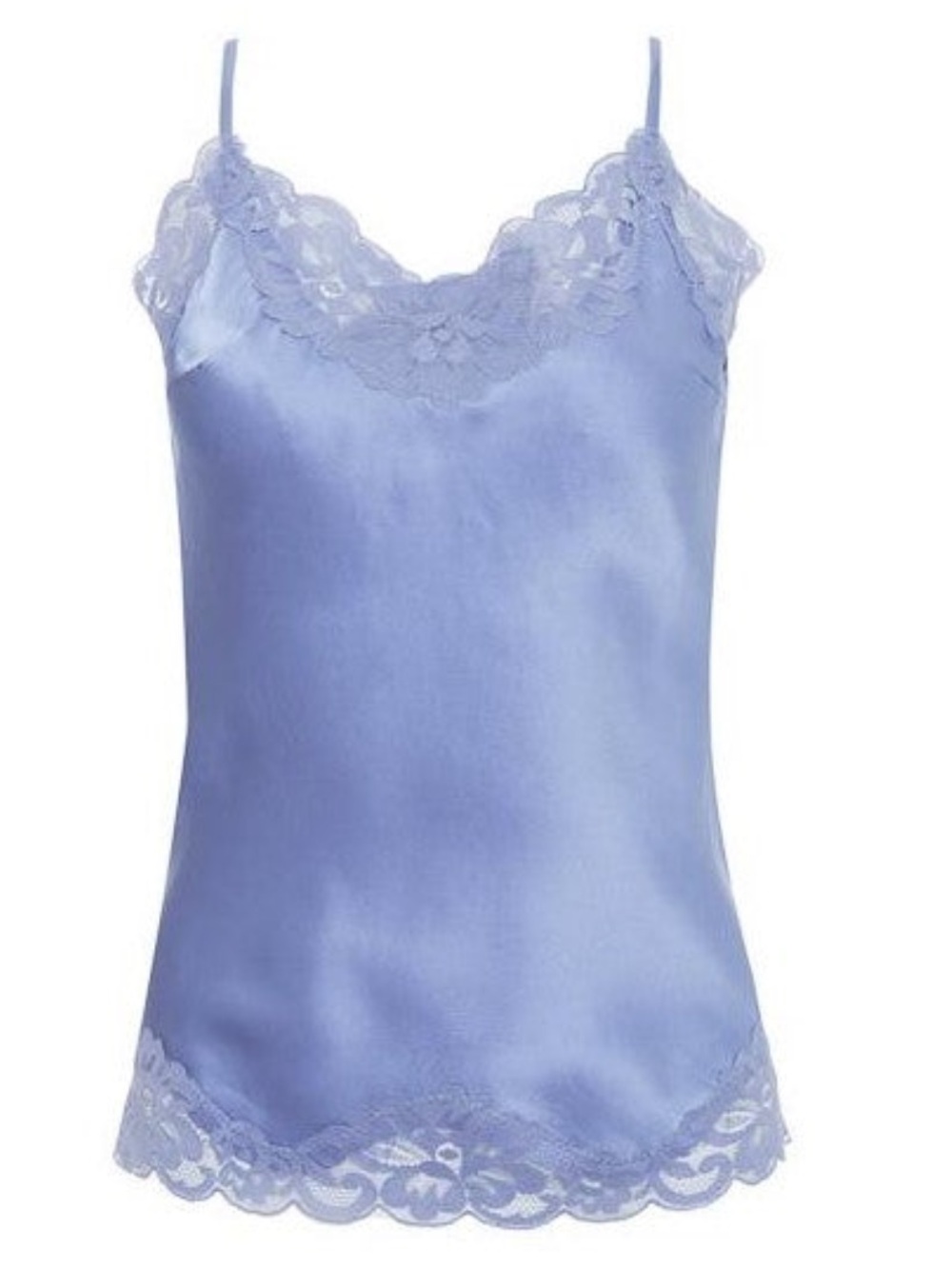 Gold Hawk Lavender 💯 Silk Lace Tunic Cami